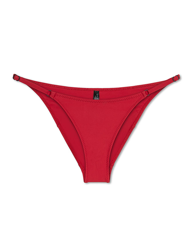 photo of the galamaar slimline brief swimsuit in rouge colorway