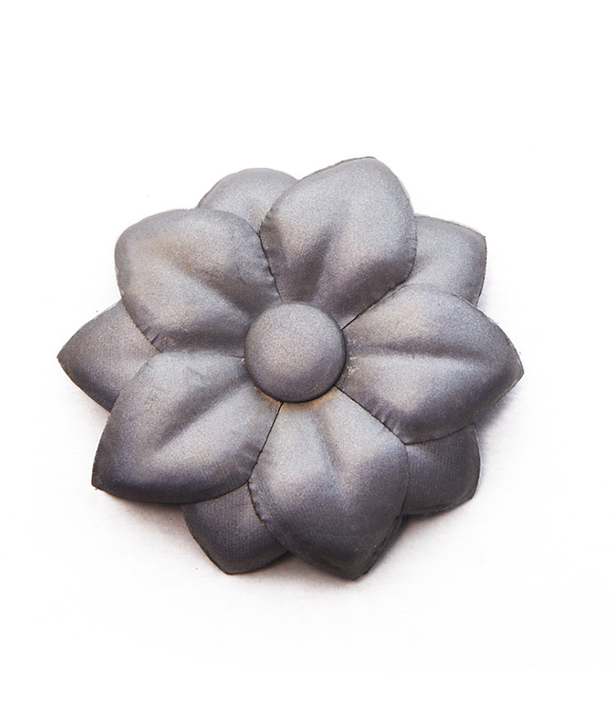Reflective Blossom Pin Clip in grey from Vespertine
