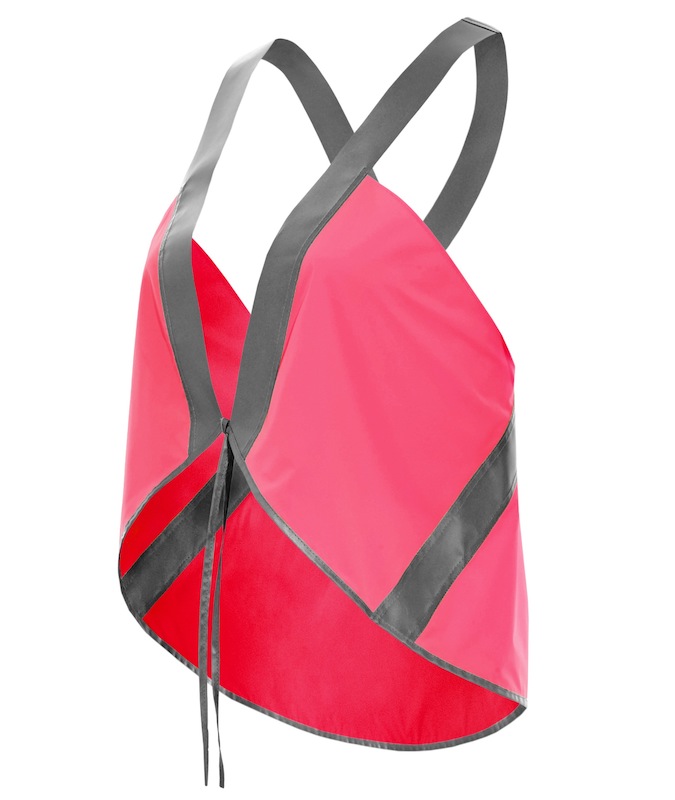 Reflective vest in eco cotton candy from Vespertine