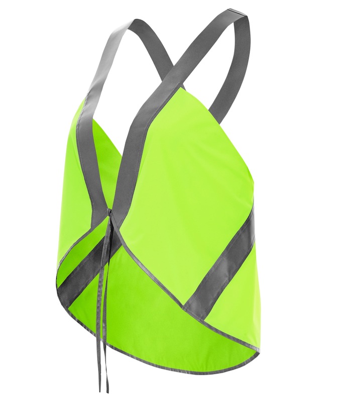Reflective vest in eco lime from Vespertine